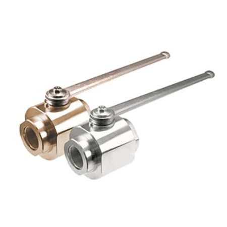 2 5075 PSI ROUND BODY THREADED BALL VALVE PLATED STEEL RoHS COMPLIANT